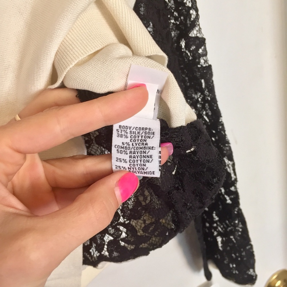 ✨Diane Von Furstenburg lace sweater✨ - Picture 7 of 8